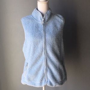 Old Navy Sherpa Fleece Zip Up Vest X-Large